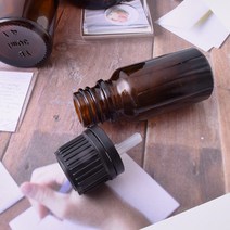 [캔들이케아] 아로마 드로퍼 공병 갈색 에센스 유리병, 1개, 100ml