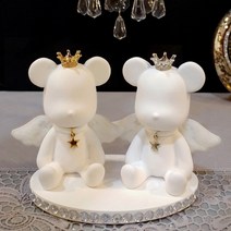 앤셜리 날개천사베어(A+B) 석고방향제Set (리필오일5ml+1단 석고트레이), 차량형, 프렌치라벤더