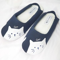 홈앨리스 덧신실내화 14종모음, 11흰둥이냥 네이비