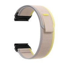 Garmin Descent G1 Solar Mk1 Mk2 Mk2i 시계대 부드러운 통기성 나일론 벨크로 손목 밴드 가민 Quick Fit 26mm 22mm 스트랩, Quick Fit 22mm, #2
