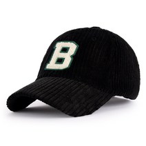 팸드님 남여공용 B로고 골덴 모자 겨울 캡모자