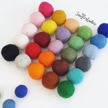 [정글스튜디오] 양모볼 1.5cm 2.2cm 3cm 100%울 펠트볼 DIY, 13.라일락