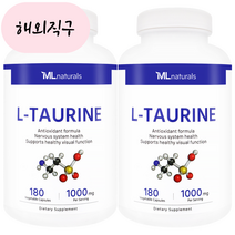 2병 마이라이프 내추럴스 엘 타우린 1000 MG 180 야채캡슐, 180개, 2개