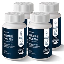 초고함량 상어연골 콘드로이친 1200, 4개, 60정