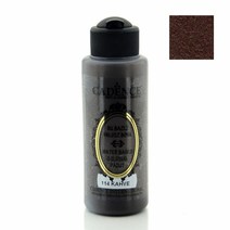 120ml 용량 체험학습 헤리티지공예 카덴스 고광택 길딩 메탈릭 물감 Brown (114)
