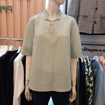 크로커다일레이디 논현점 ##지지미 원단##박시해서 편한 심플 블라우스