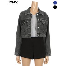 BNX 크롭 데님 자켓 BW2JK003M0
