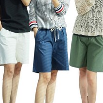 제니유 쿨썸 여름 린넨 4부 시원한 여성 밴딩 반바지 6color