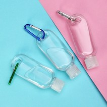 [다옴하우스] 50ml 고리형 공병 휴대용 다용도 투명 유리병 향수병 유리용기 리필공병 시약병 샘플병
