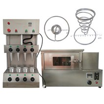 피자기계 피자오븐 피자 콘 기계 스테인레스 스틸 로터리 오븐 성형 장비 4 금형 우산, 03 Pizza Maker and Oven