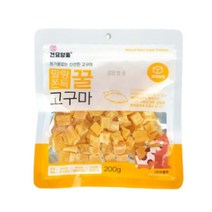 쫀득한 강아지용 꿀고구마 큐브 간식 3개 / 먹이 잘먹는 저키 기호 댕댕이