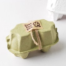몰드몰 달걀박스 2구 4구 (그린 화이트) (10개입), 화이트