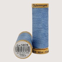 독일 Gutermann 면사 100 재봉사 바느질실 퀼트실 손바늘 실, 5826
