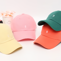 미니이니셜볼캡 남녀공용 모자