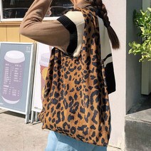 호피 패턴 에코가방 숄더백 대학생 캐주얼 패션가방