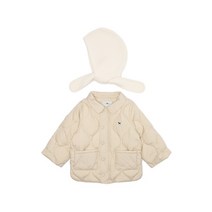 [블루독베이비8] FW23 RDS니트후드숏다운점퍼 HJ 43C1411403 04 (BLUEDOG BABY 유아 출산 백일 선물 도트