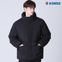 [케이스위스K-SWISS] 캐시 솔리드 덕다운 숏 패딩 점퍼
