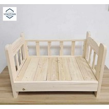 펫가구 강아지쇼파 베드 강아지 고양이 원목침대 쇼파, 침대가피분침대, S-소형 53*38cm 권장 2.5Kg 이내