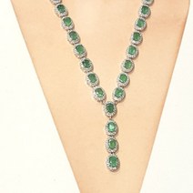 [블루케이]에메랄드원석목걸이200519-05탄생석5월