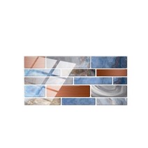 모자이크 엠보싱 타일 스티커 주방 욕실 벽 데칼 방수 모조 아트 벽화 벽지 20x10cm, 04 D