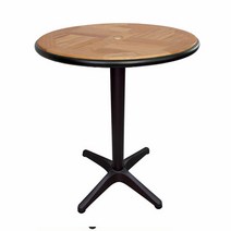 체어아울렛 야외용테이블, 10.오크검정 탁자 700파이