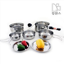 캠핑용 스텐레스 코펠세트 4P
