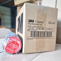 3M 전기테이프 100개 절연 19mmx20M 1박스 흑색 배선정리 하네스 전선 난연 고무테이프 PVC, 단품, 상세페이지 참조