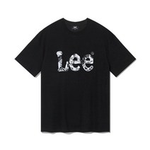 LEE 빈티지 페이퍼 트위치 로고 티셔츠 블랙