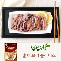 청림 훈제오리 슬라이스 1kg 오리로스 목우촌 오리로, 1