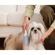 펫스타일러 삽살개 포메 푸들 고양이 실리콘 빗 브러쉬 콤 마사지기, 1개