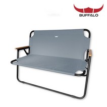 버팔로 버팔로캠핑듀오체어 캠핑체어 더블체어 듀오체어 캠핑, 와인♣그레이, 캠핑듀오체어