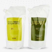 [그리에이트] 그로스 퍼펙트 스트레이트크림 (손상모용) 500ml