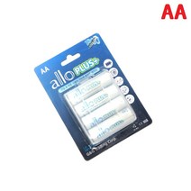 alloPLUS AA충전지 AA충전용 배터리 AA충전식 건전지 2400mAh 4알 1세트, 1set