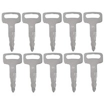 １0 Pack Ignition Keys for Nissan Forklift Heavy Equipment (Newer) 1A (10), 1