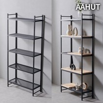 철제책장 5단 거실 서재 인테리어 책장 이케아 책장 만화 책꽂이 선반, 01. 아헛 인테리어 철제 책장