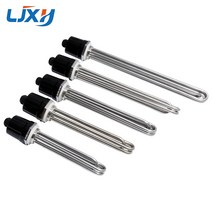 LJXH DN32 1 1/4inch BSP 스레드 전기 난방 파이프 온수기 침수 요소 3KW/4.5KW/6KW/9KW/12KW 220V/380V, 02 380V_01 3KW All 304SUS