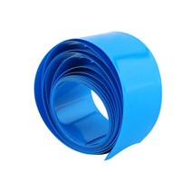 PVC수축필름 열수축튜브 18650배터리 부스바(72mm) 10M기본, 검정