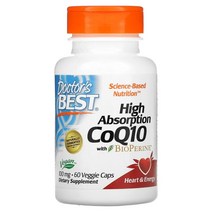 닥터스베스트 하이 앱솔션 CoQ10 100mg 베지 캡, 60개입, 3개