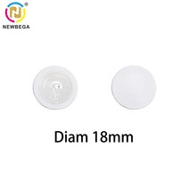 안드로이드 NFC 휴대폰용 Mfare 클래식 RFID 태그 1K EV1 S50 13.56 MHz F08 레이블스티커, 한개옵션1, 05 Dia18mm 50 PCS