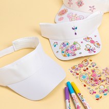 민화샵 썬캡만들기 무지썬캡 색칠하기 그림그리기 유아모자 DIY 썬캡 무지 모자 어린이 햇빛가리개 미술 썬캡 모자 만들기 도안 밑그림 여름모자, 유아모자 썬캡만들기-여름이야기