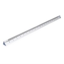 20cm 투명 아크릴 스탠딩자 삼각스케일