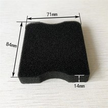 충전식 예초기 10PCS 40-5 43CC 브러시 커터 잔디 트리머 새로운 종류의 공기 요소 스폰지, 한개옵션0