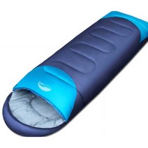 경량 구스 동계침낭 이불 차박 백패킹 캠핑 아웃도어, 블루 1800g(에어베개 ), 1개