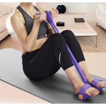 홈트 운동기구 미끄럼방지 라텍스 풀업바 / 가성비 가정용 철봉 딥스바 대, 튜브4개 블루