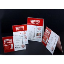 A자형 진열대 양면 광고꽂이 POP 스탠드 A5 B5 카페 과자 철앵글 식당 베이커리, A5세로