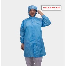 공사장 안전복 안전조끼 방진복 형광 정전기 방지 작업복 후드 먼지 없는 점프 슈트 공장 작업장 남성 여성 세탁 가능 보호 의류 5XL 사이즈, Blue 2_XXL