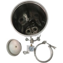 오존발생기PP 필터 정화 수돗물 지하수 살균기 멸균기, 10인치 3코어 1.2 벽 두께 1인치, 1개