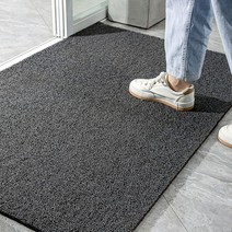 현관 코일 매트 60X90 100X120cm 2가지 사이즈, 코일현관매트60X90 그레이