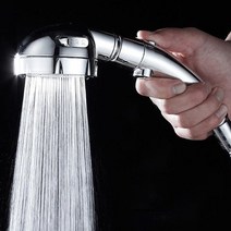 PK글로벌 각도조절 3단 샤워모드 버튼식 샤워기 절수기능 온오프 강한수압 샤워 헤드, 1개입