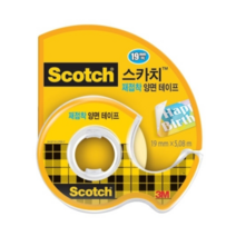 쓰리엠 재접착양면테이프 238 19mm x 5.08m, 7개